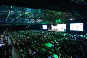 General atmosphere at TechCrunch Disrupt Berlin 2017 at Arena Berlin.